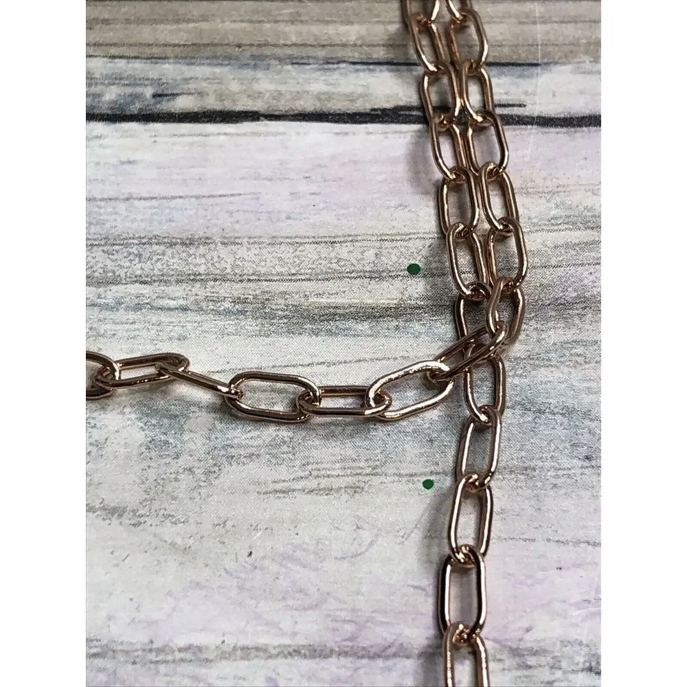 Rose Gold Plated Paper clip 34
